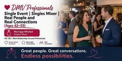 Single Event | Mingles Mixer | Real People & Connection 42-55