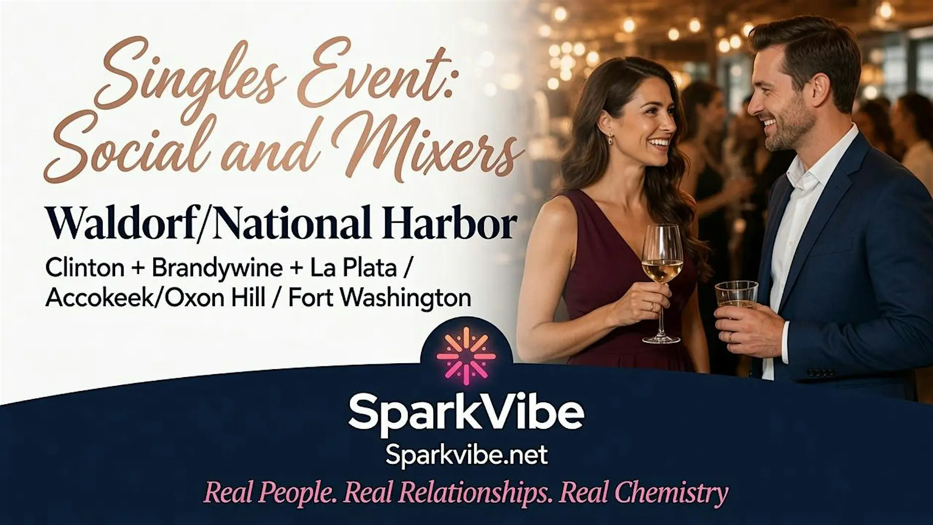 Saturday Singles Event & Mixers 30–49 Waldorf/National Harbor