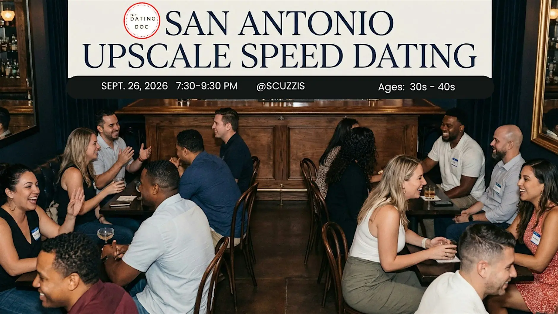 San Antonio Upscale Speed Dating (Ages: 30s - 40s) San Antonio Upscale Speed Dating (Ages: 30s - 40s)