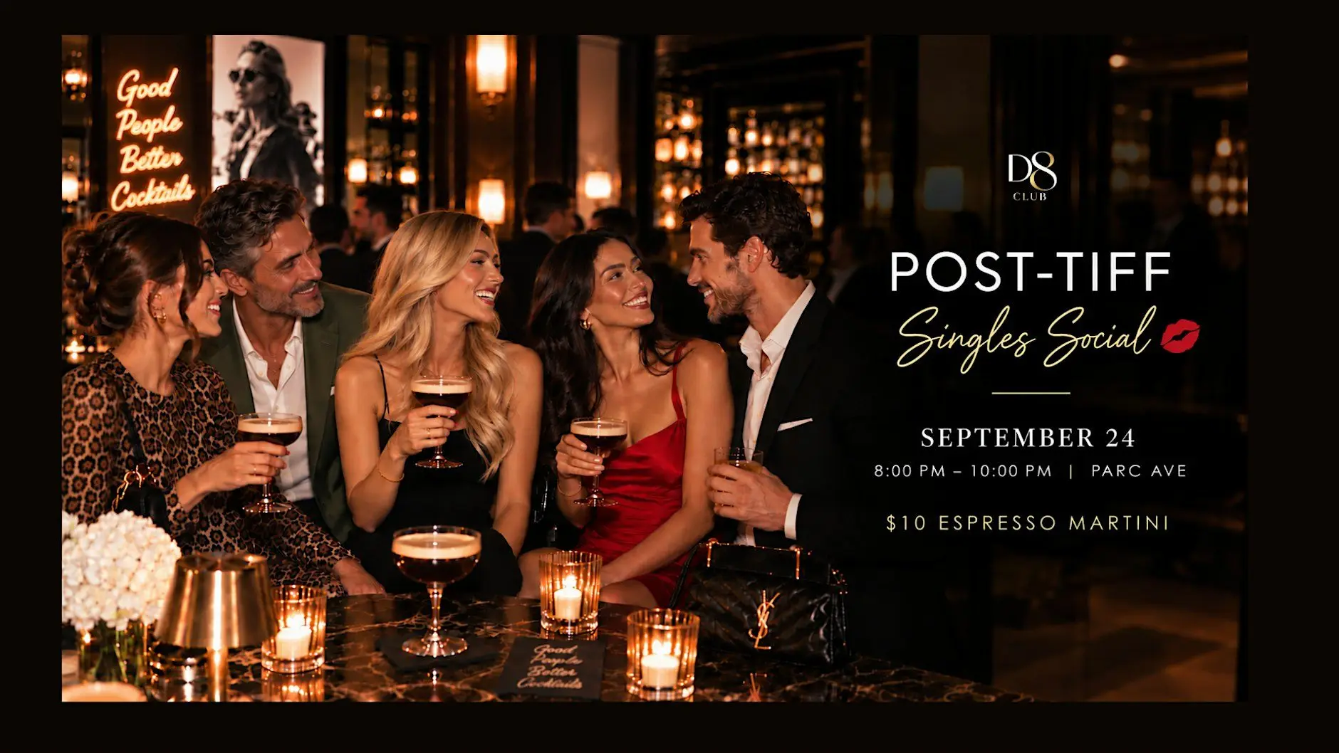 Post TIFF Singles Social at Parc Ave Yorkville