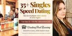 35+ Speed Dating @ Trading Post - Abbotsford Sep 22