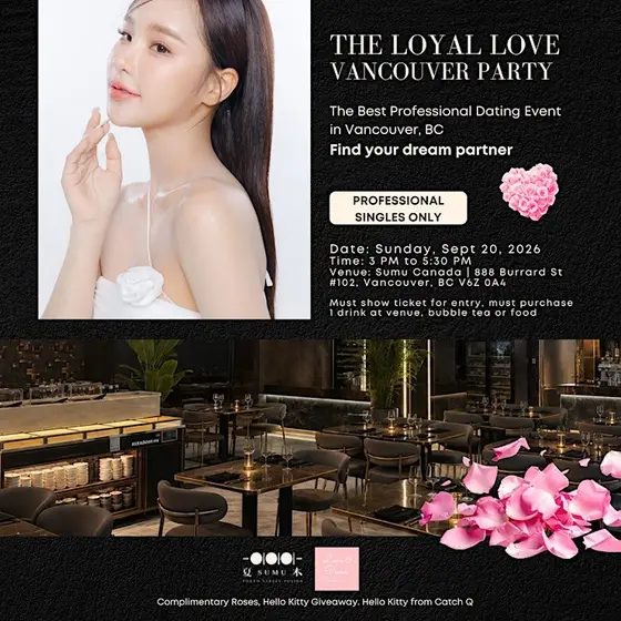 The Loyal Love Vancouver Professional Dating Party + Complimentary Roses — photo 6