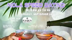 9/25 - NOLA Speed Dating @ The Bourbon Orleans Hotel