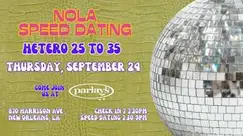 9/24 - NOLA Speed Dating @ Parlay's