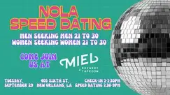 9/29 - NOLA Speed Dating @ Miel Brewery