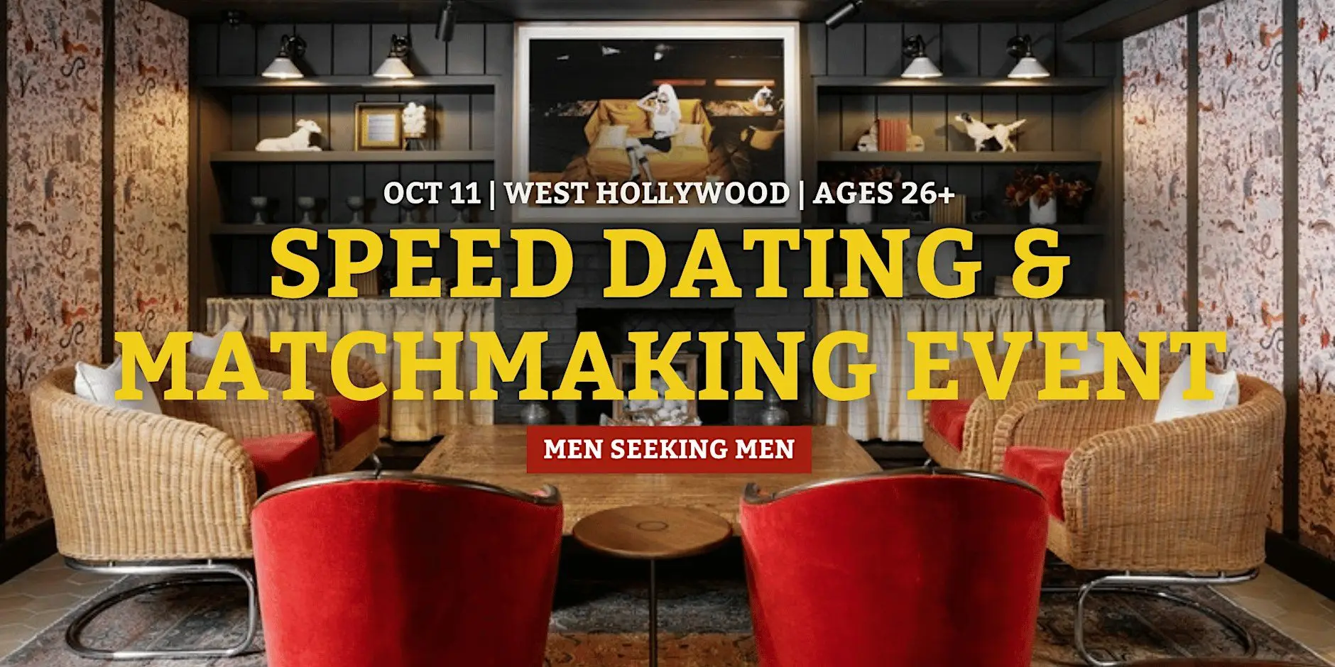 Speed Dating for Men Seeking Men | West Hollywood | 26+
