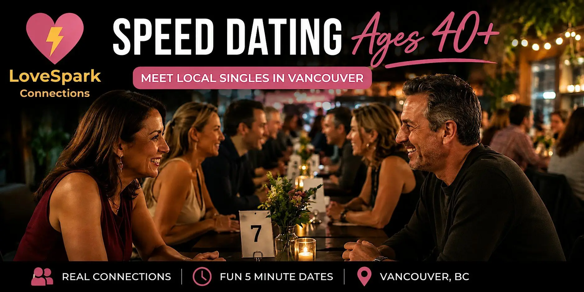 Speed Dating | Ages 40+ | Vancouver Speed Dating | Ages 40+ | Vancouver