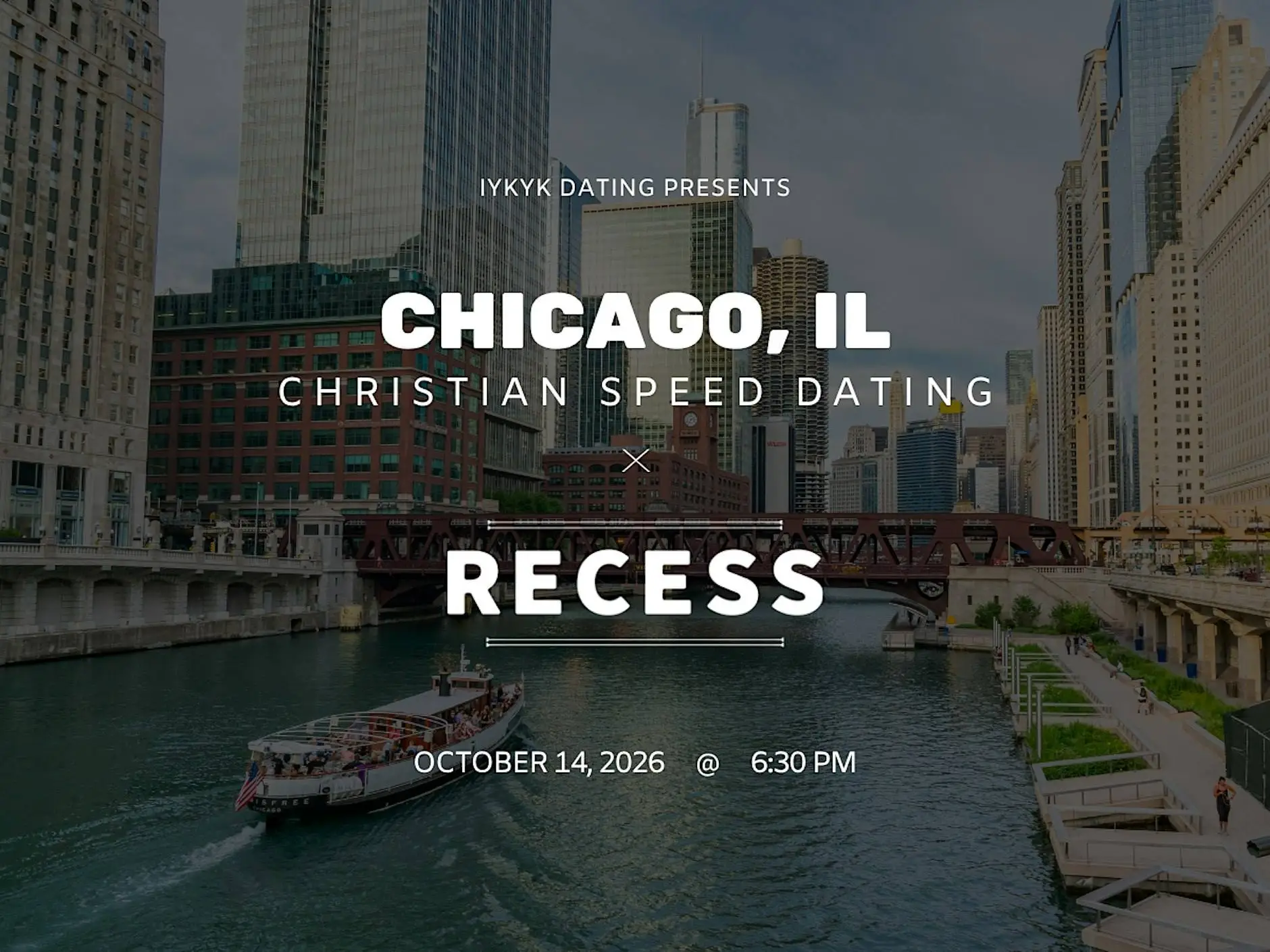 Chicago Christian Speed Dating | IYKYK Dating | 20s-30s | 10/14/26 Chicago Christian Speed Dating | IYKYK Dating | 20s-30s | 10/14/26
