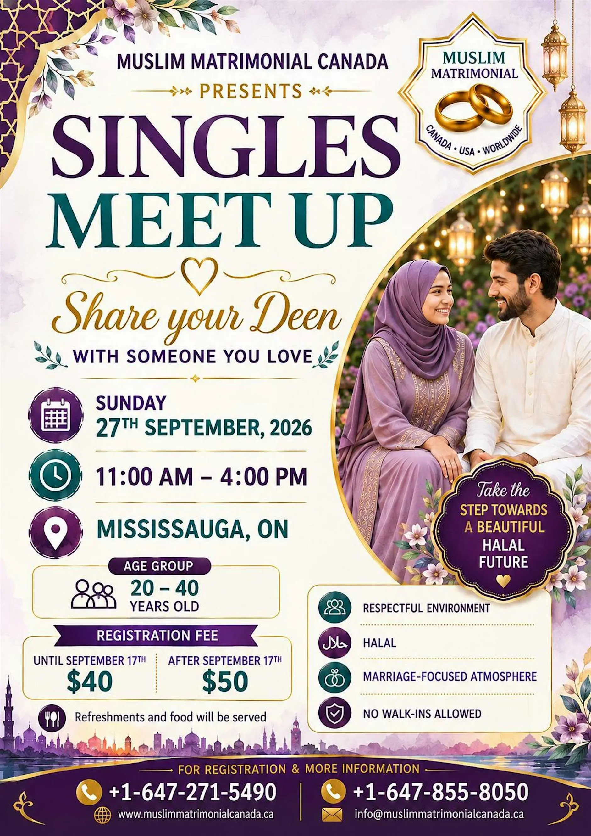 Muslim Singles 1-0-1 Meetup