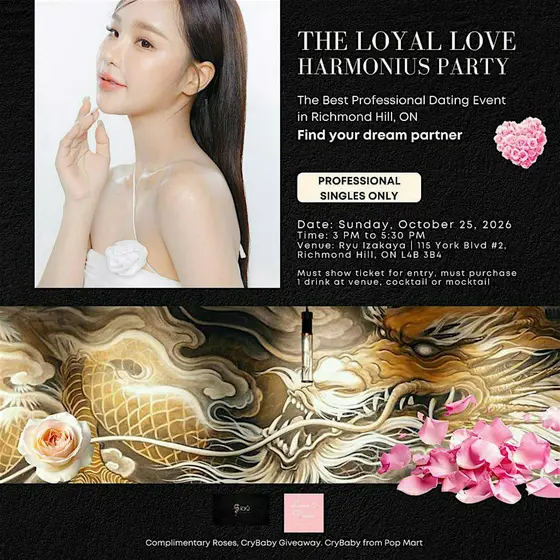 The Loyal Love Harmonious Professional Dating Party + Complimentary Roses — photo 1