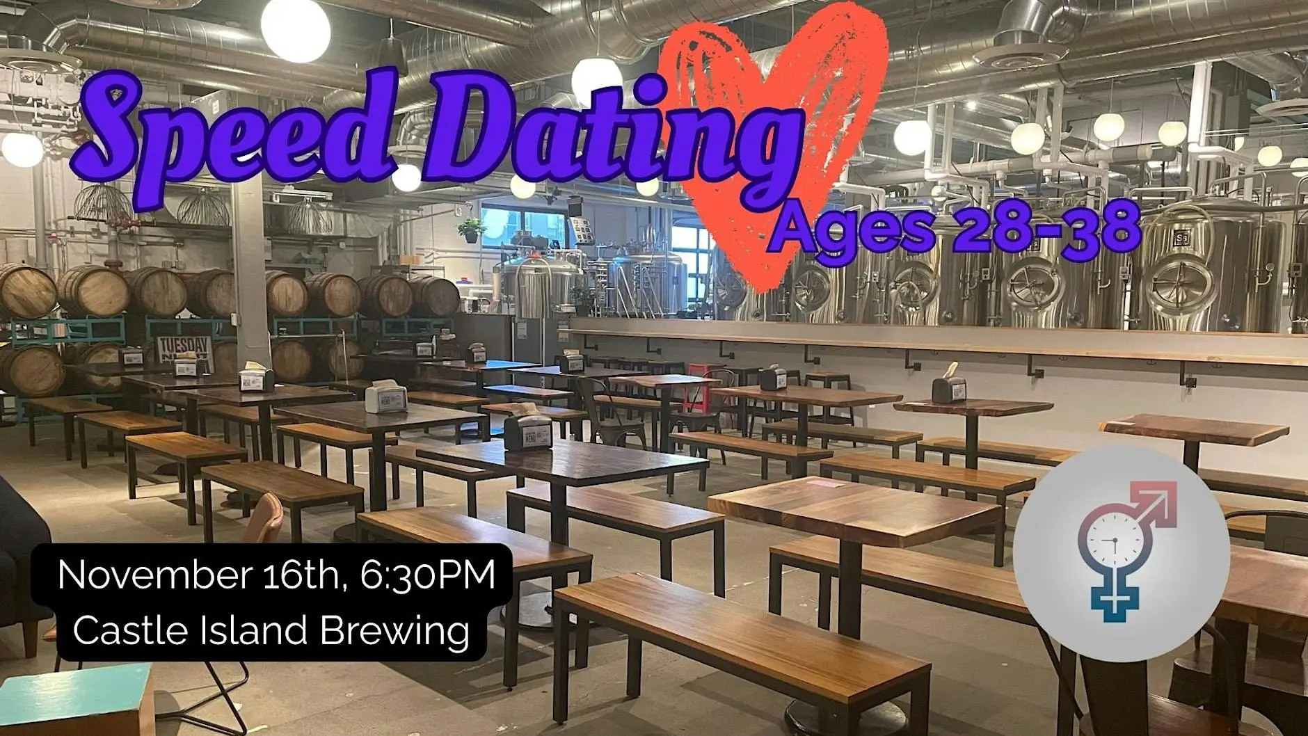Speed Dating in Southie, Ages 28-38 (1 Drink Included) Speed Dating in Southie, Ages 28-38 (1 Drink Included)