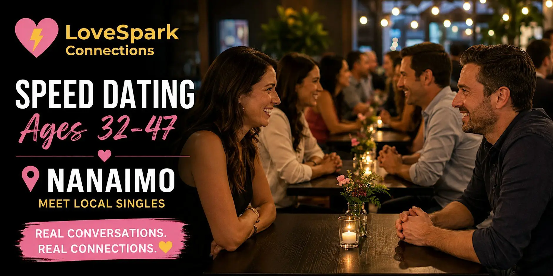 Speed Dating | Ages 32-47 | Nanaimo Speed Dating | Ages 32-47 | Nanaimo