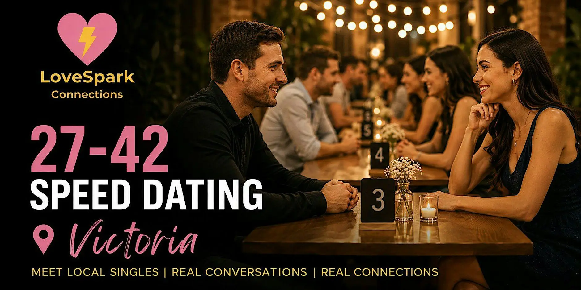 Speed Dating | Ages 27-42 | Victoria Speed Dating | Ages 27-42 | Victoria
