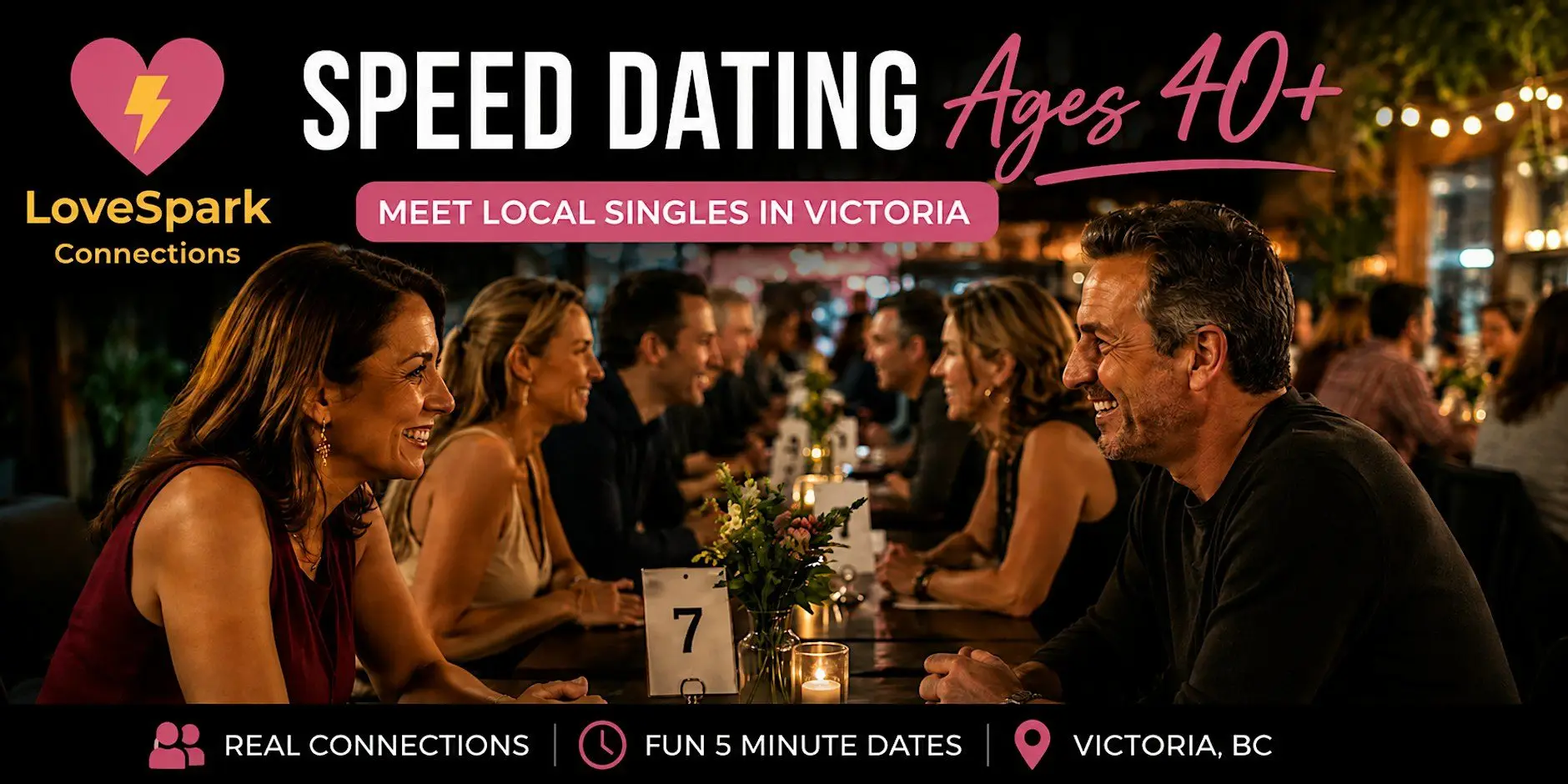 Speed Dating | Ages 40+ | Victoria Speed Dating | Ages 40+ | Victoria