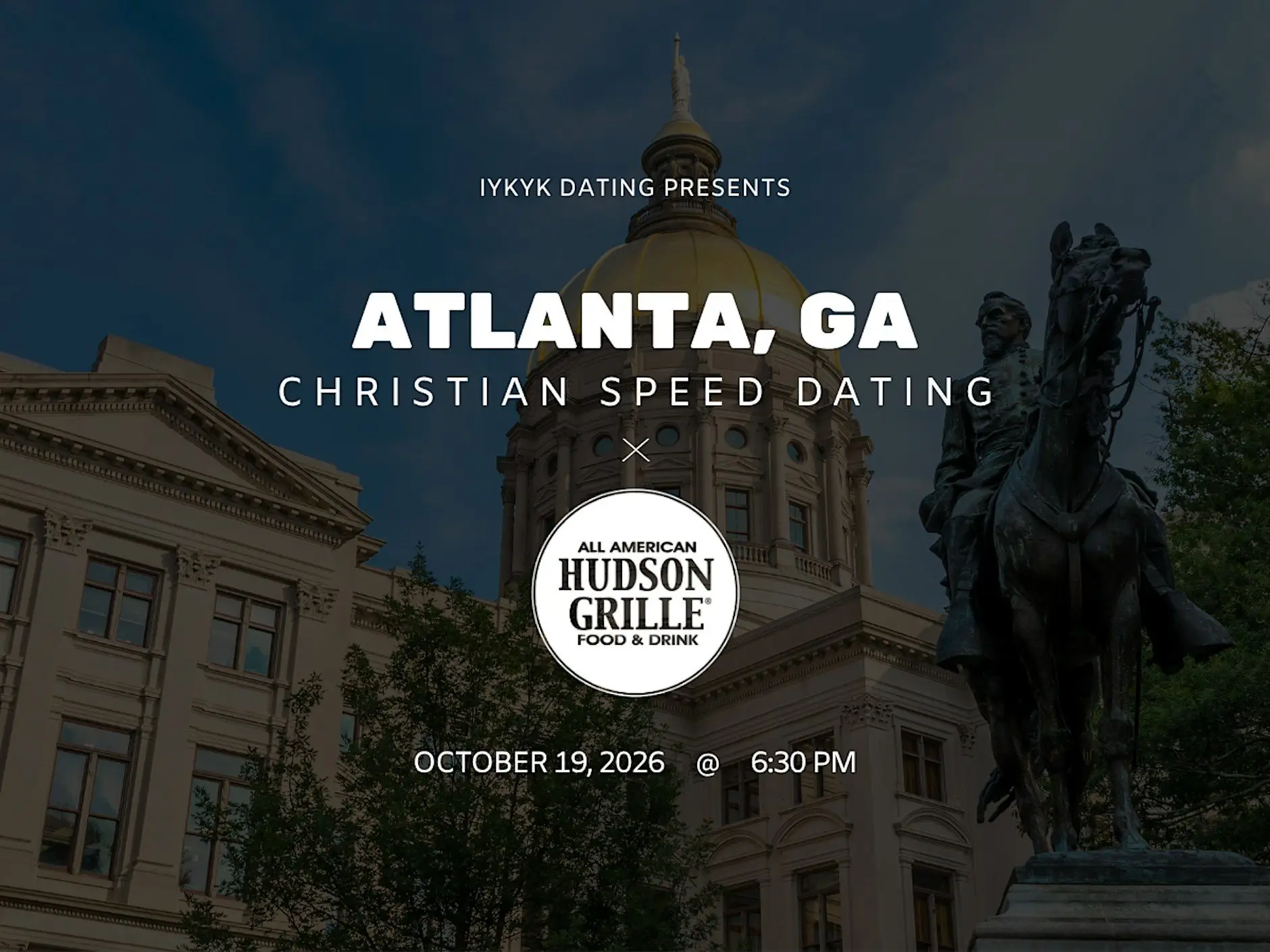 Atlanta Christian Speed Dating | IYKYK Dating | 20s-30s | 10/19/26