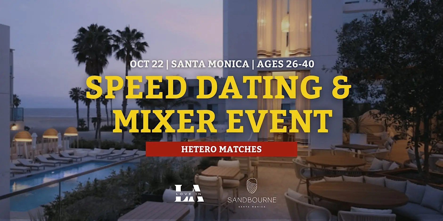 Speed Dating | Santa Monica | Ages 26-40