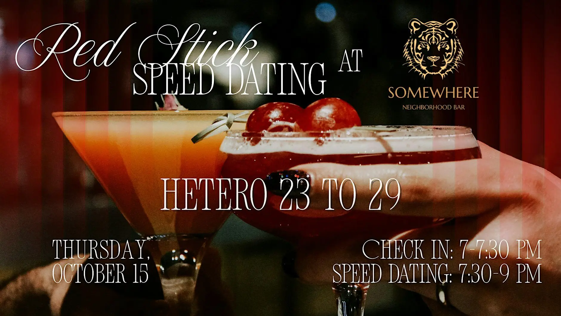 10/15 - Red Stick Speed Dating @ Somewhere Bar