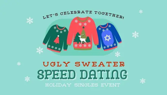BUFFALO SPECIAL UGLY SWEATER SPEED DATING SINGLES Age 40-55 Lockport NY — photo 1