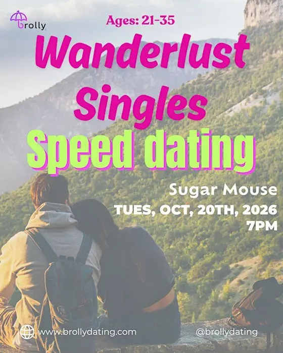 Wanderlust Single Speed Dating, 21-35: Tuesday, October, 20th, 2026, at 7pm — photo 2