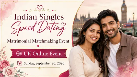 Indian Singles Speed Dating | Matrimonial Matchmaking Event in UK — photo 1