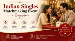 Indian Matrimonial Matchmaking Event – Bay Area, California Indian Matrimonial Matchmaking Event – Bay Area, California