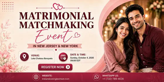 Indian Matrimonial Matchmaking Event – New Jersey & New York — photo 1