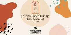 AGE 35+ Lesbian Speed Dating @ Blackbird Books and Coffee