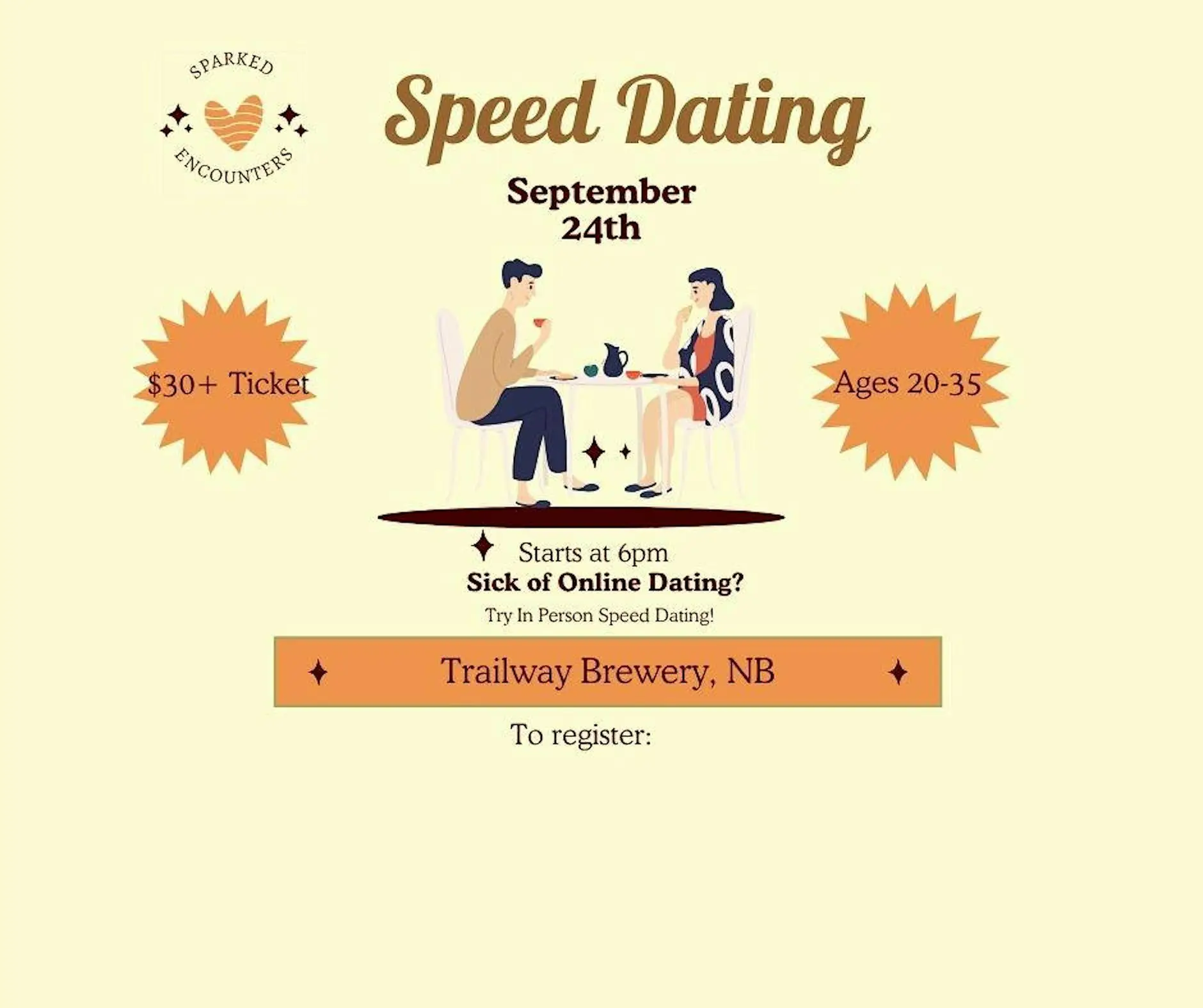 Speed Dating Ages 20-35 Speed Dating Ages 20-35