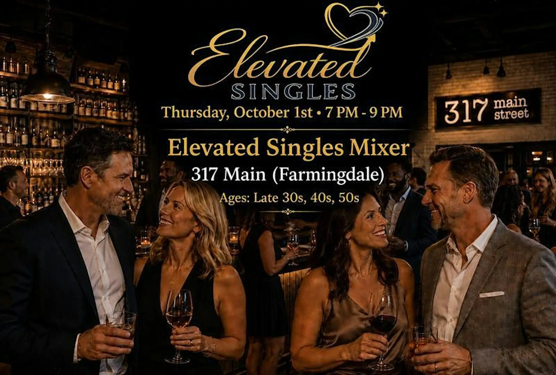 Elevated Singles Mixer (includes $10 venue experience) Elevated Singles Mixer (includes $10 venue experience)