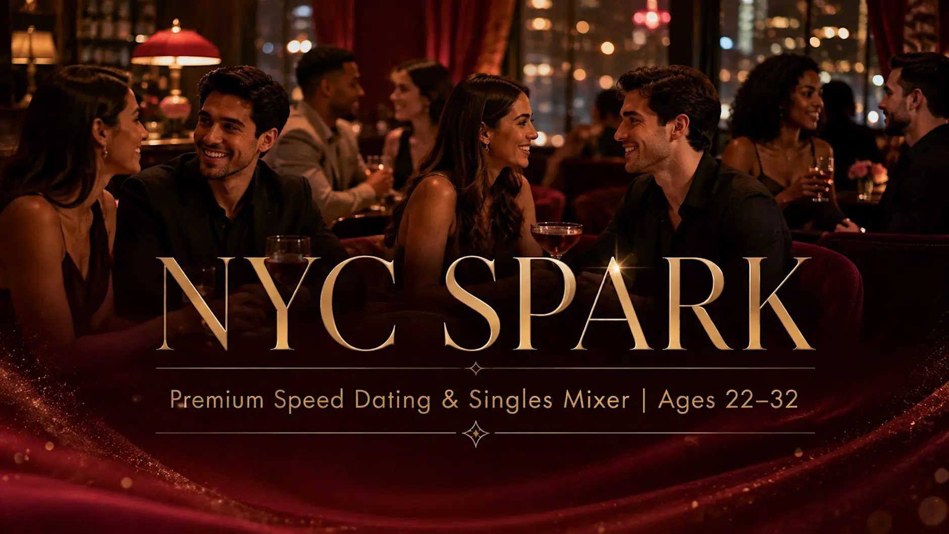 NYC SPARK - Premium Speed Dating & Singles Mixer | Ages 22–32 NYC SPARK - Premium Speed Dating & Singles Mixer | Ages 22–32