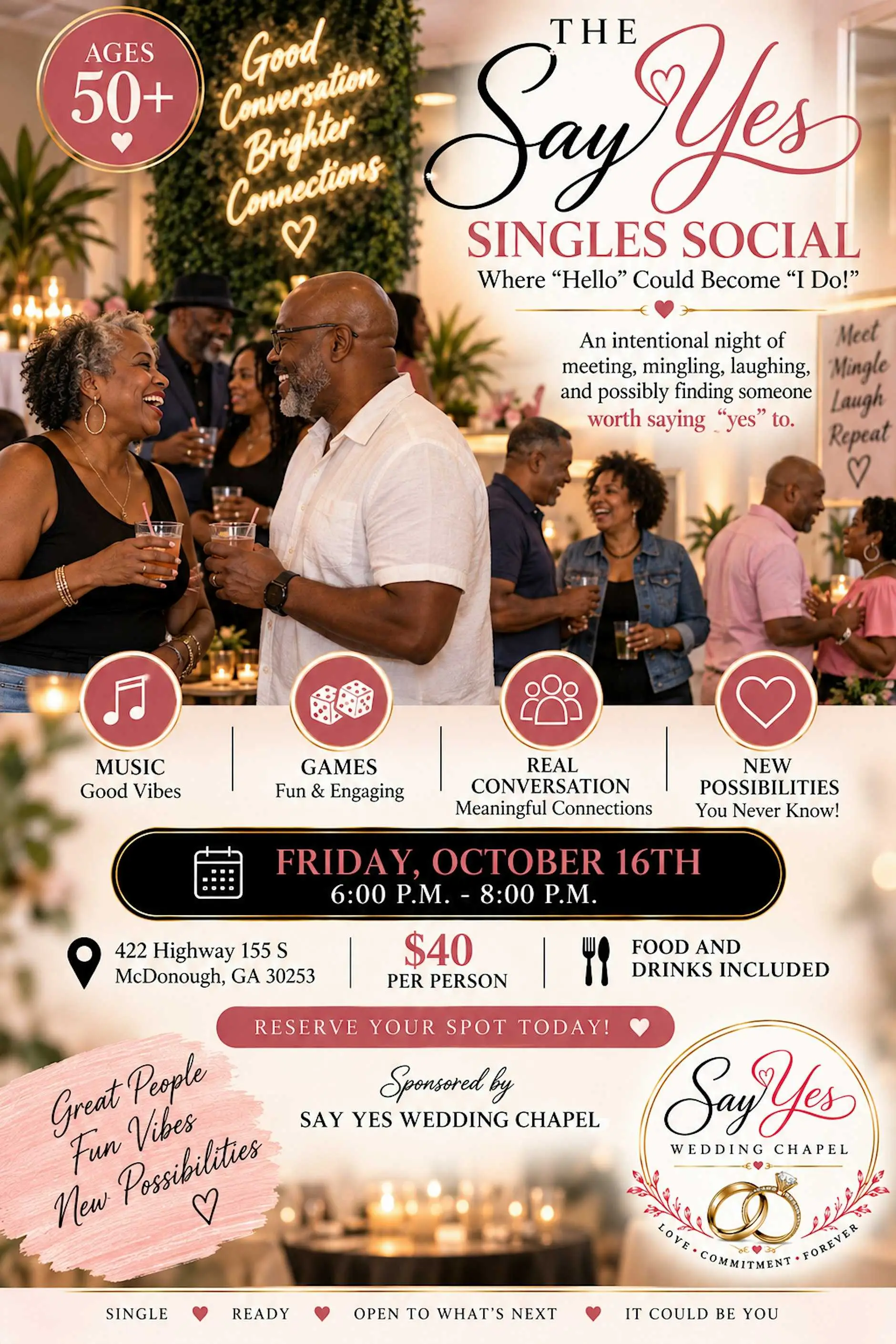 The Say Yes Singles Social The Say Yes Singles Social