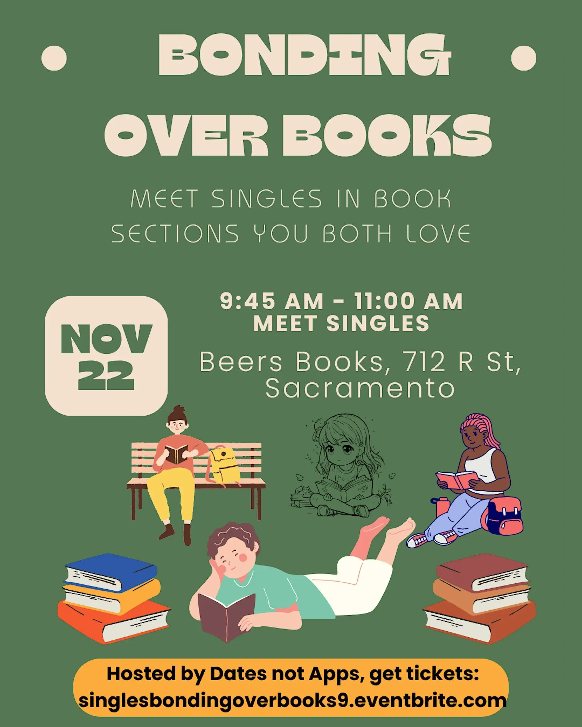 Bonding Over Books - Singles Event Bonding Over Books - Singles Event