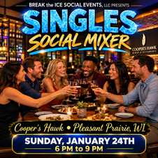 Singles Social Mixer Pleasant Prairie, WI Cooper's Hawk