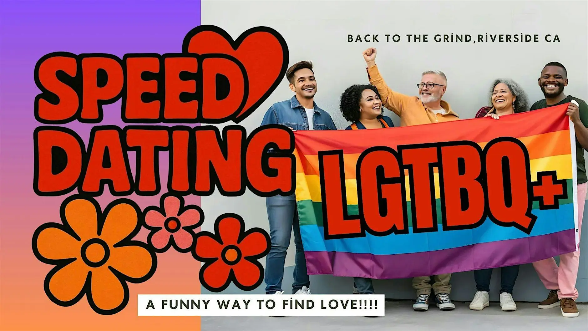 LGBTQ+ Speed Dating hosted by Comedy Cupids LGBTQ+ Speed Dating hosted by Comedy Cupids