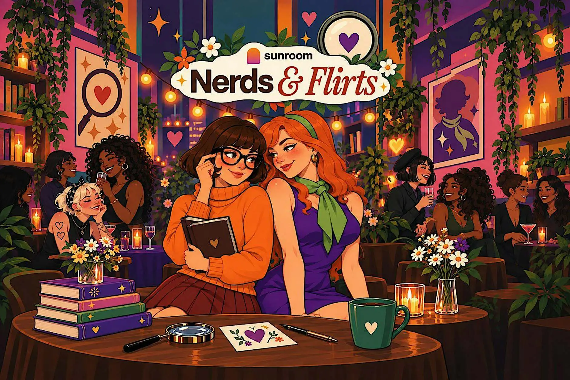 Nerds&Flirts: Sapphic Singles Night by Sunroom Nerds&Flirts: Sapphic Singles Night by Sunroom