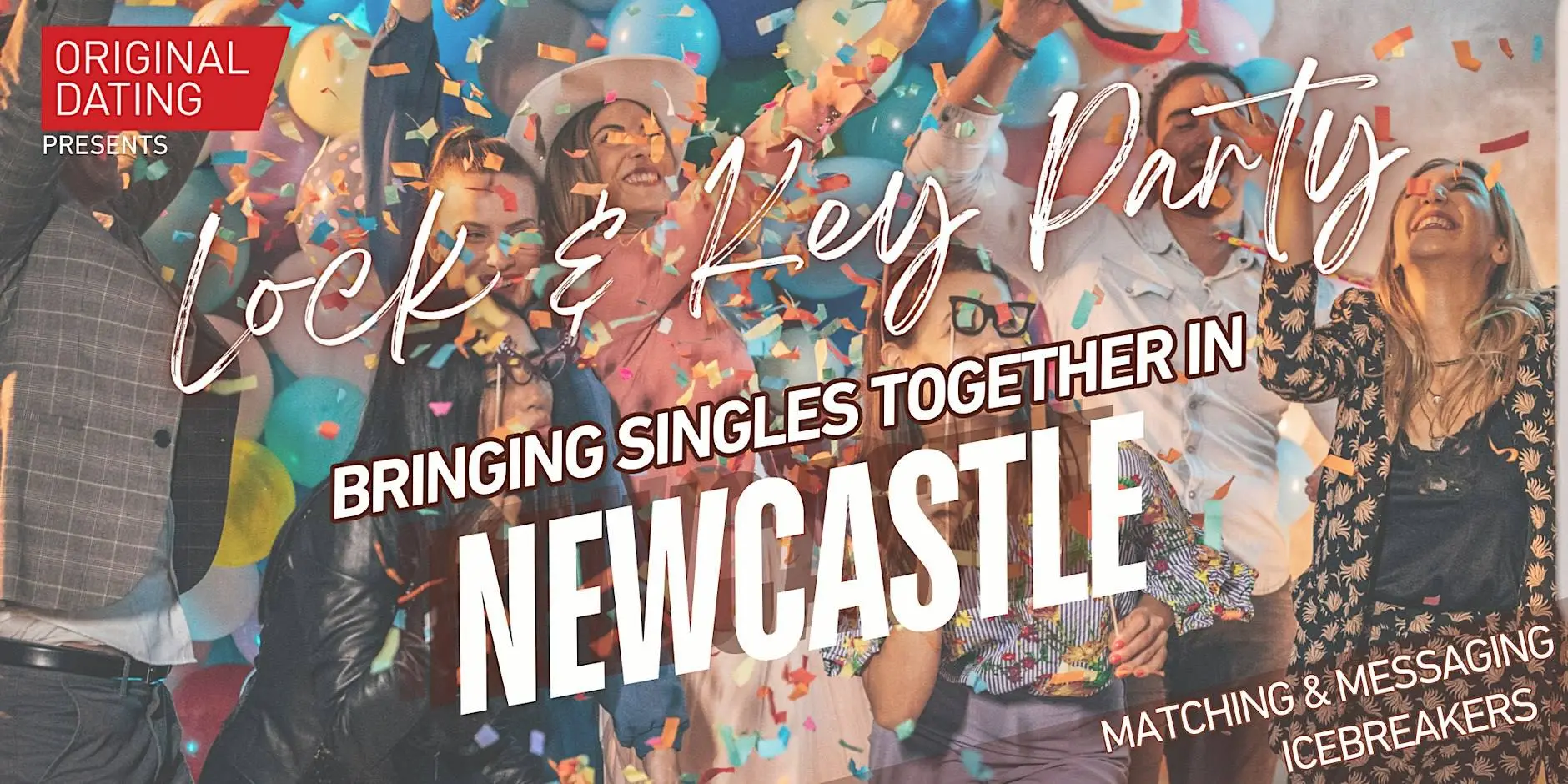 Newcastle Christmas Singles-Lock and Key Party (Ages 30-45) Newcastle Christmas Singles-Lock and Key Party (Ages 30-45)