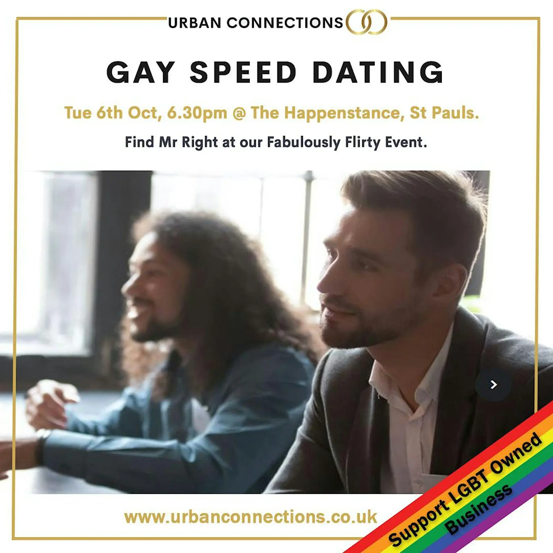 Speed Dating - Gay Men London - St Pauls Speed Dating - Gay Men London - St Pauls
