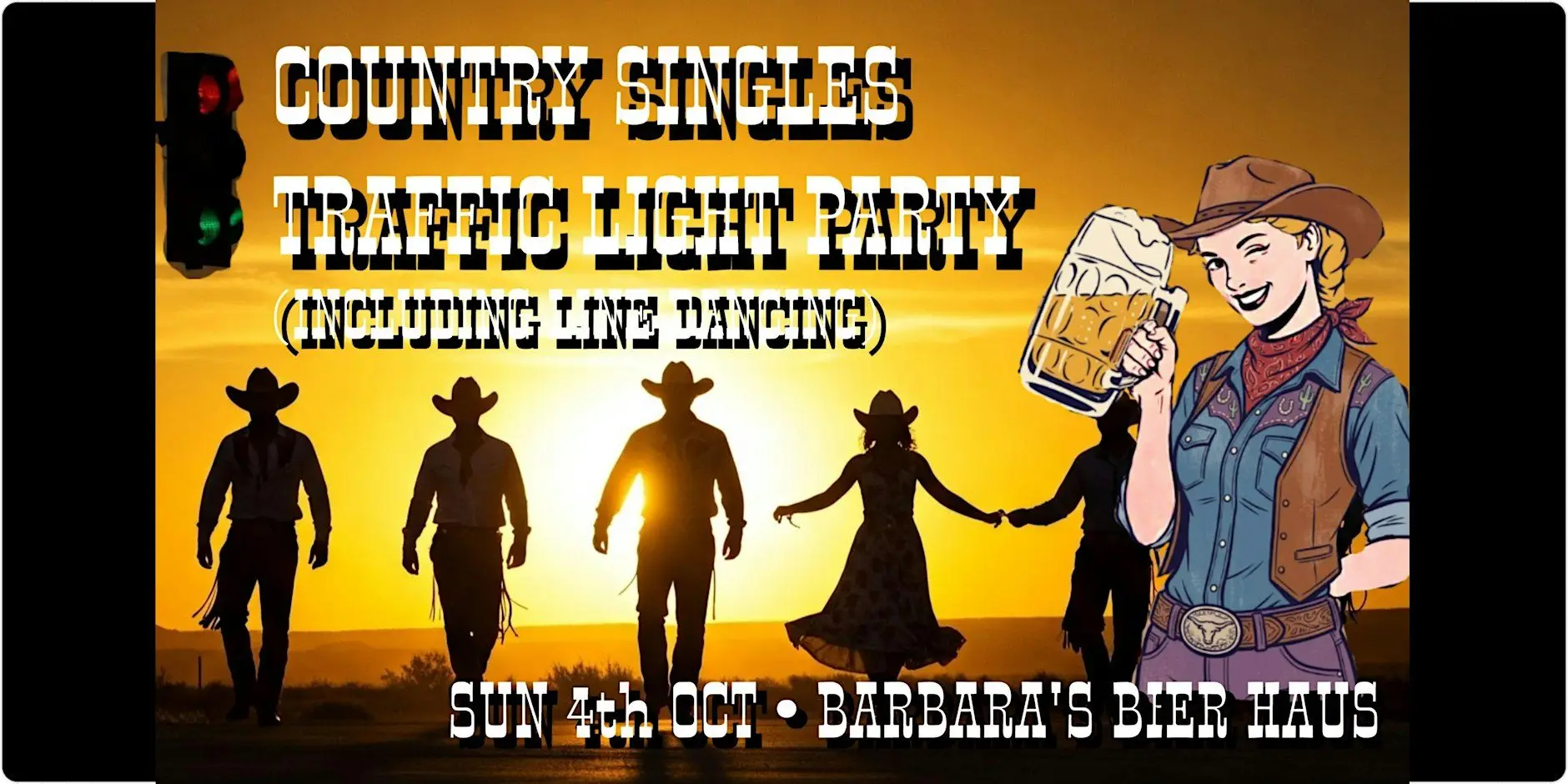 Country Singles Traffic Light Party @ Barbara's Country Singles Traffic Light Party @ Barbara's
