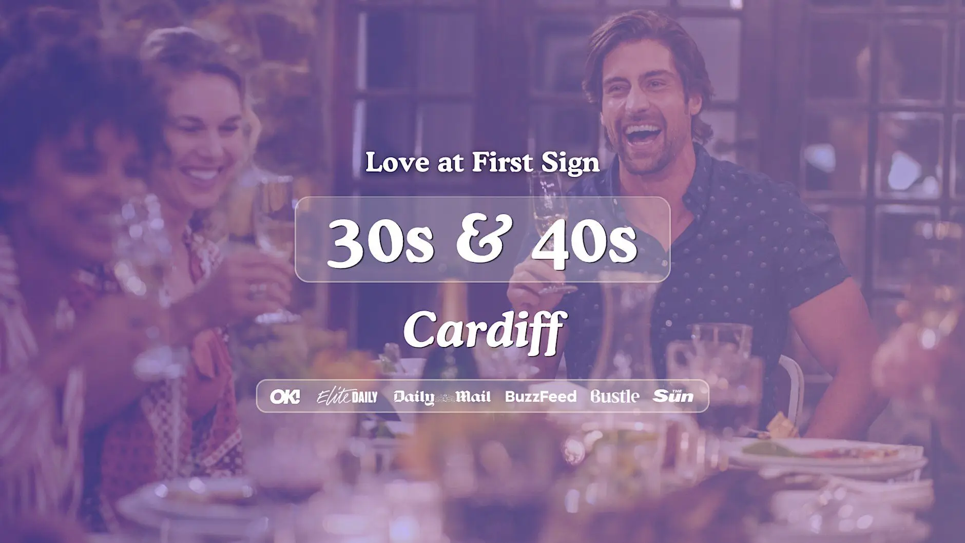 Cardiff Singles Night, 30s & 40s | Slug & Lettuce | Love at First Sign