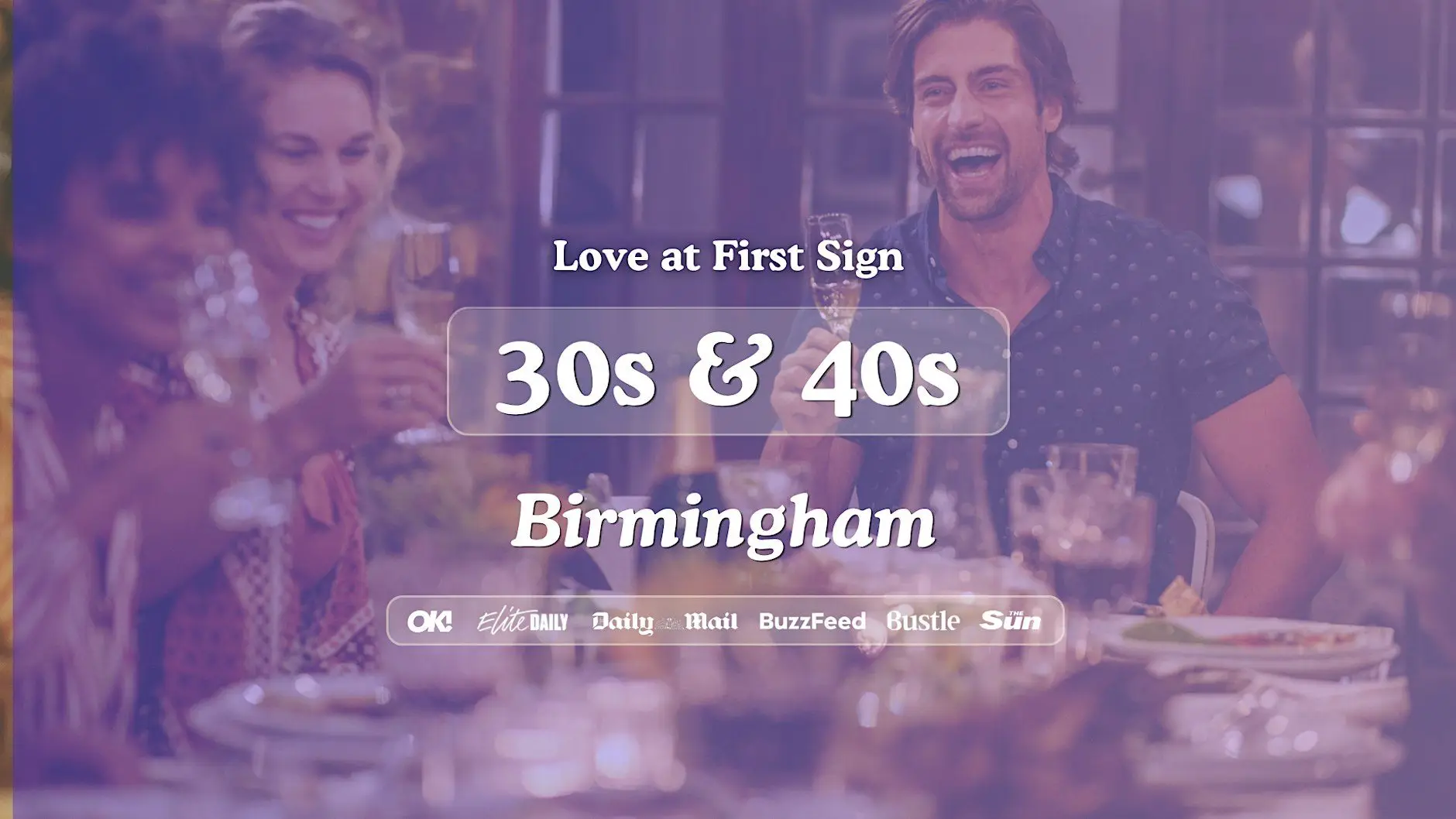 Birmingham Singles Night, 30s & 40s | Slug & Lettuce | Love at First Sign Birmingham Singles Night, 30s & 40s | Slug & Lettuce | Love at First Sign