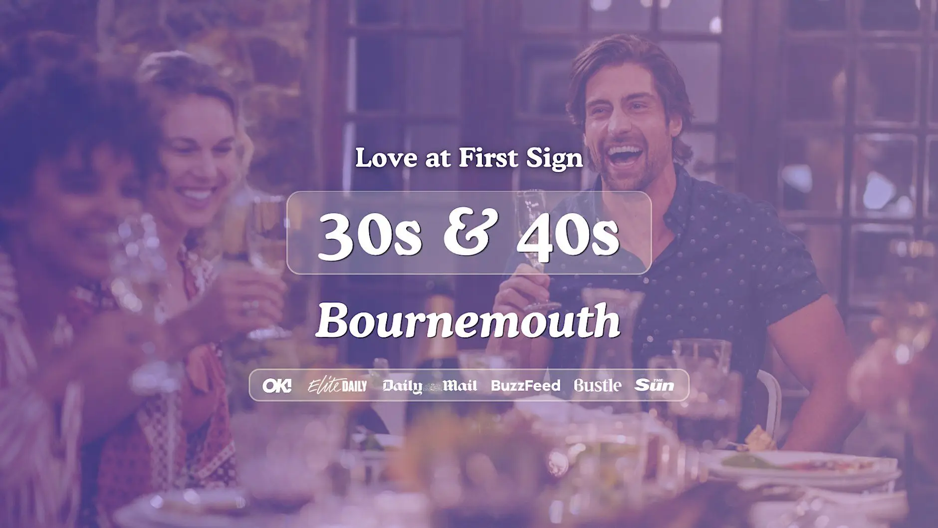 Bournemouth Singles Night, 30s & 40s | Slug & Lettuce | Love at First Sign