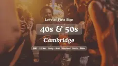 40s & 50s Singles Night at The Tivoli Cambridge | Love at First Sign