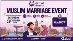 Glasgow - MUSLIM MARRIAGE EVENT | 1-to-1 Single Muslim Meetup Glasgow - MUSLIM MARRIAGE EVENT | 1-to-1 Single Muslim Meetup