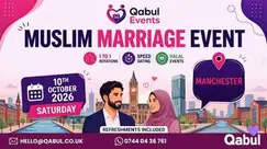 Manchester - MUSLIM MARRIAGE EVENT | 1-to-1 Single Muslim Meetup | 10 Oct