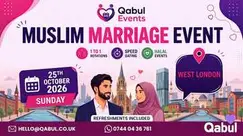 West London - MUSLIM MARRIAGE EVENT | 1-to-1 Single Muslim Meetup | 25 Oct