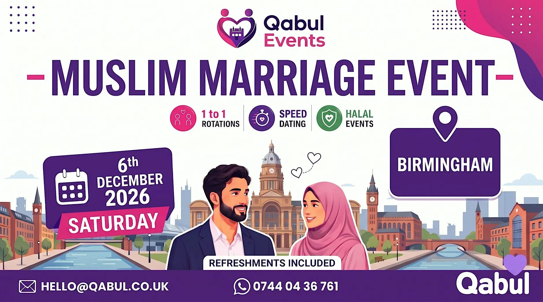 Biggest Single Muslim Marriage Event Birmingham - powered by Qabul Biggest Single Muslim Marriage Event Birmingham - powered by Qabul