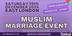 East London - MUSLIM MARRIAGE EVENT | 1-to-1 Single Muslim Meetup | 19- Dec