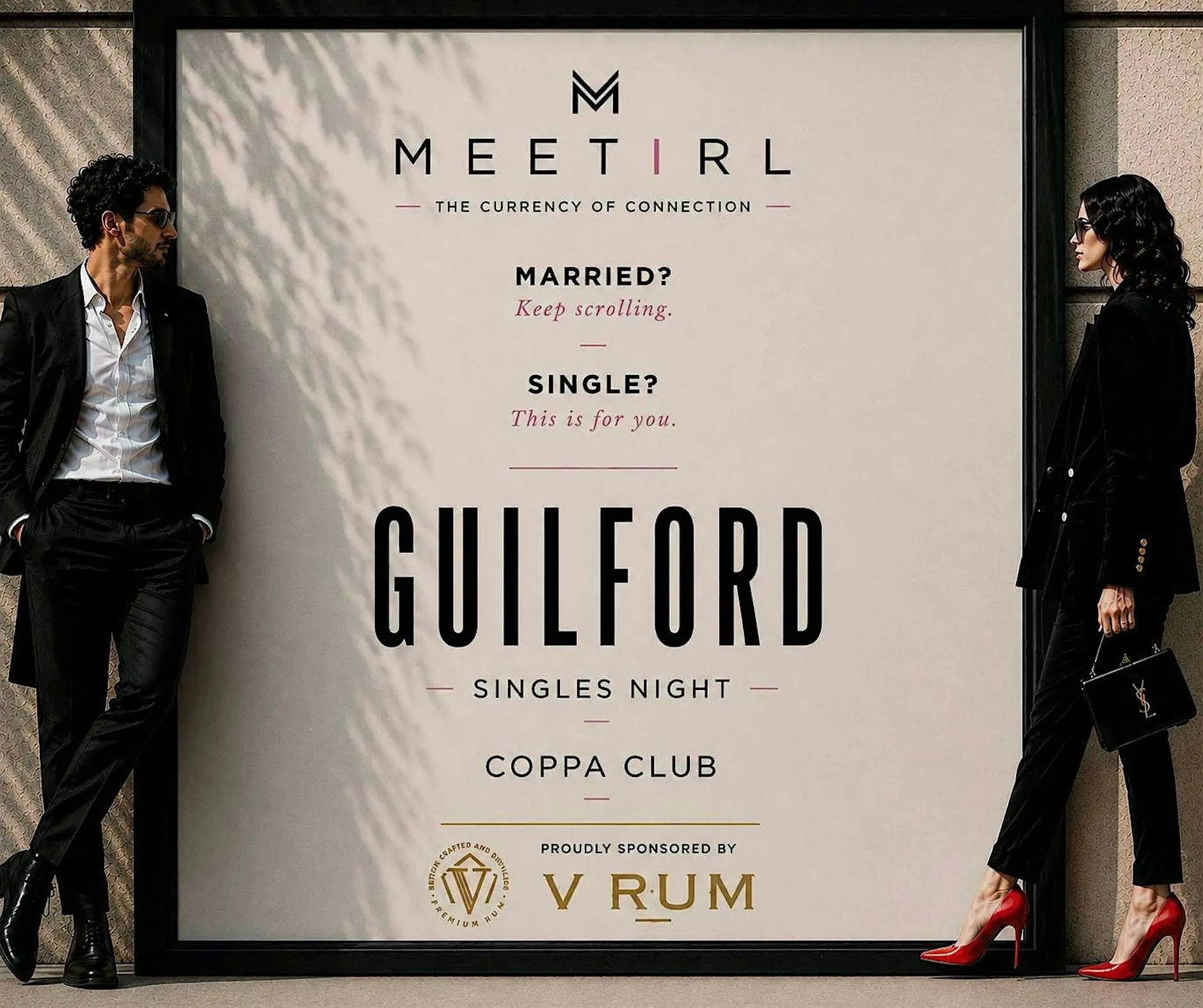 MeetIRL Guildford Singles Social Mixer | 30+ | Coppa Club
