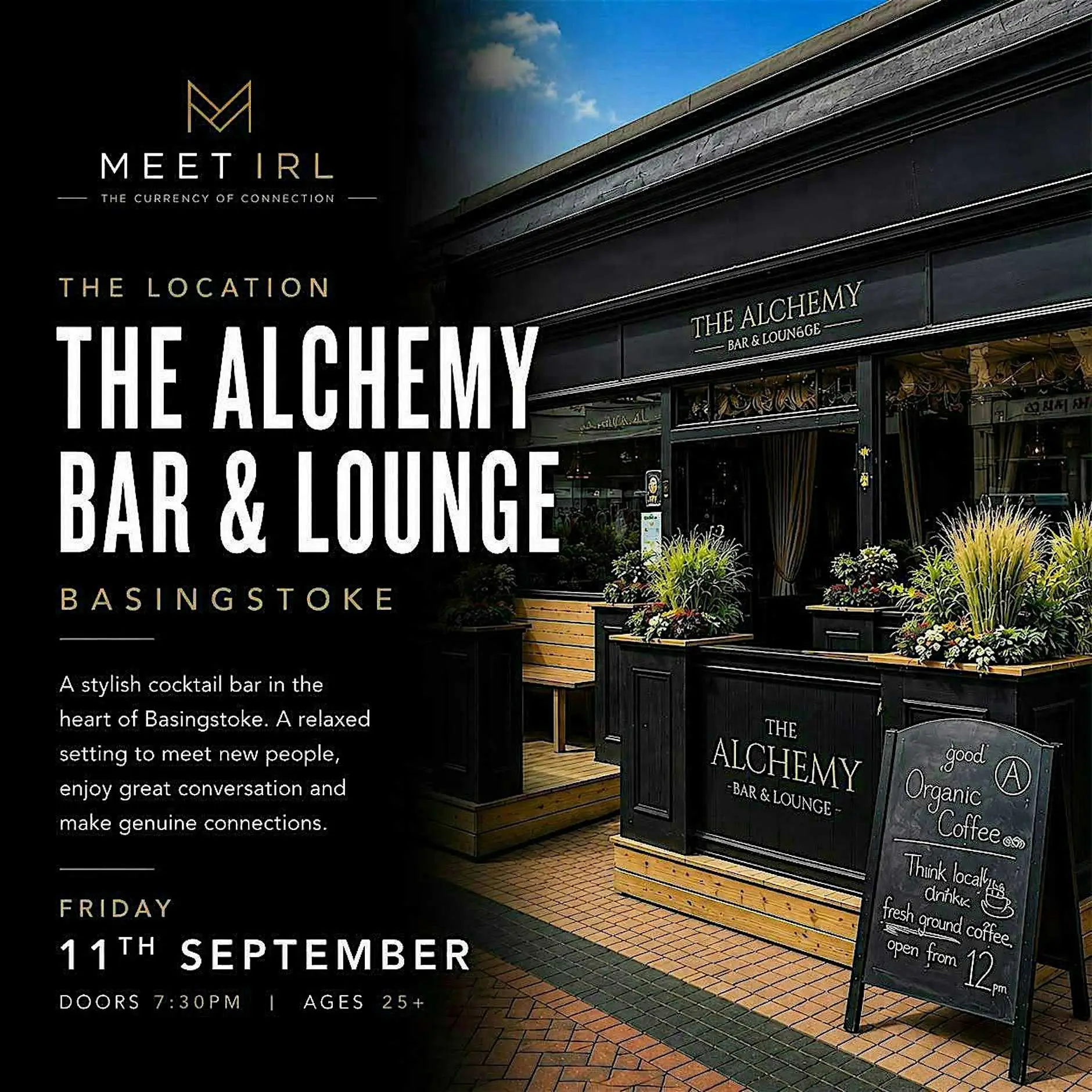 Meet IRL Singles Mixer| The Alchemy Bar Basingstoke | 28+ Meet IRL Singles Mixer| The Alchemy Bar Basingstoke | 28+