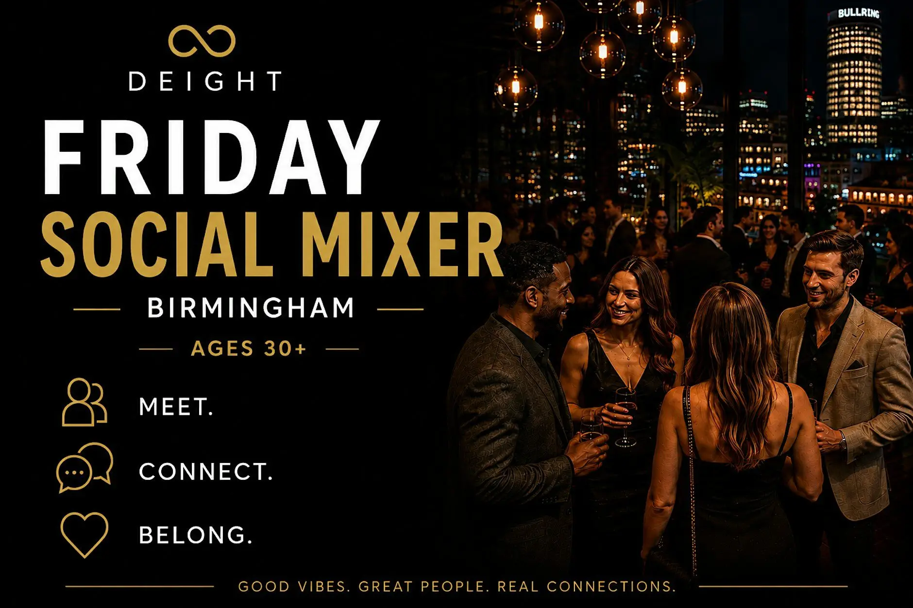 DEIGHT | Singles Social Mixer | Birmingham | Manahatta | 30s & 40s DEIGHT | Singles Social Mixer | Birmingham | Manahatta | 30s & 40s